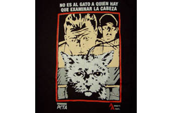 No es al gato al que hay que examinar la cabeza - Camiseta Manga